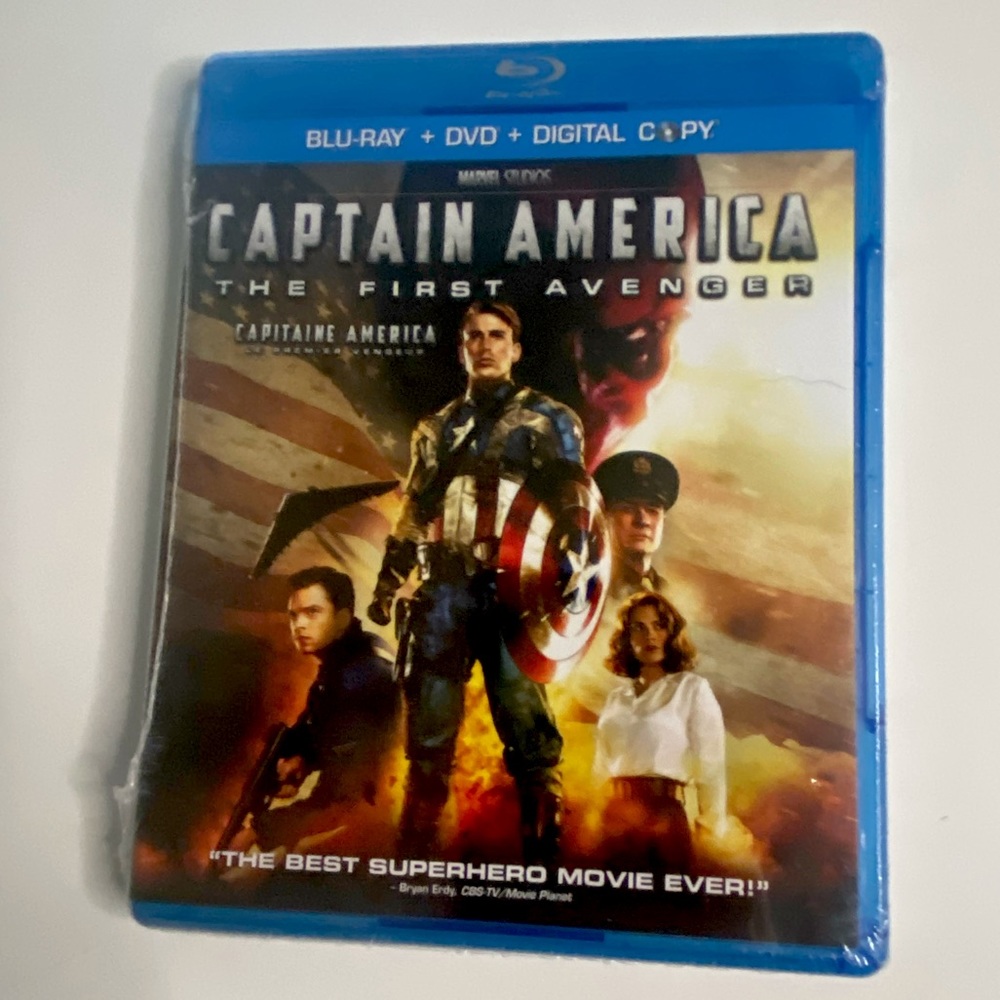CAPTAIN AMERICA BLU RAY